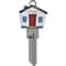 Hillman HILLMAN 3D Keys House/Office Universal Key Blank 66 KW1/EZ1/FR1 Single For Universal, PK4 94887 - alternate 1